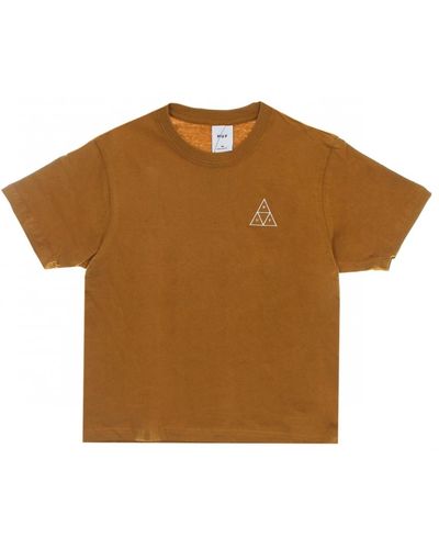 Huf T-Shirts - Braun
