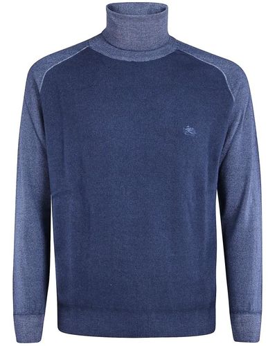 Etro Turtleneck sweater - Blu