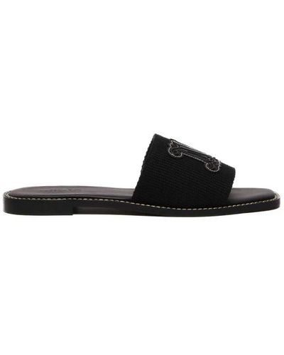 Max Mara Shoes > flip flops & sliders > sliders - Noir