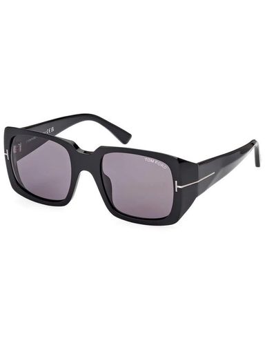 Tom Ford Ryder-02 quadratische sonnenbrille in schwarz
