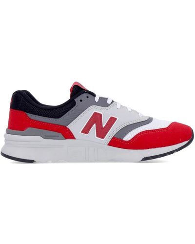 New Balance 997H Team Red/White Sneakers - Rot