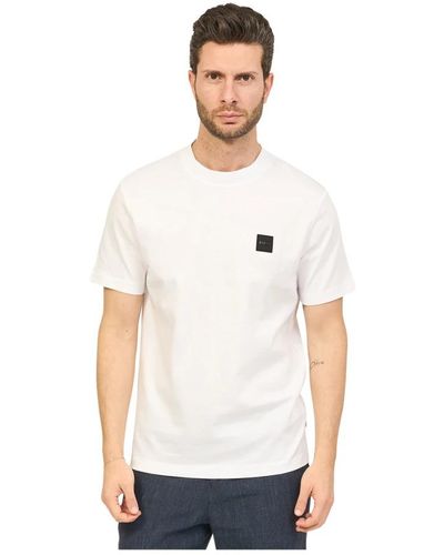 BOSS Weiße t-shirts und polos kollektion