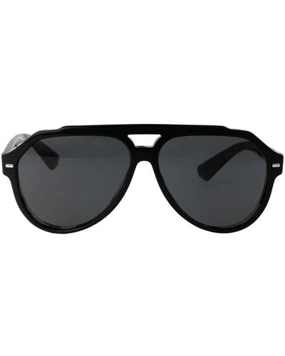 Dolce & Gabbana Stylische sonnenbrille mit modell 0dg4452 - Schwarz