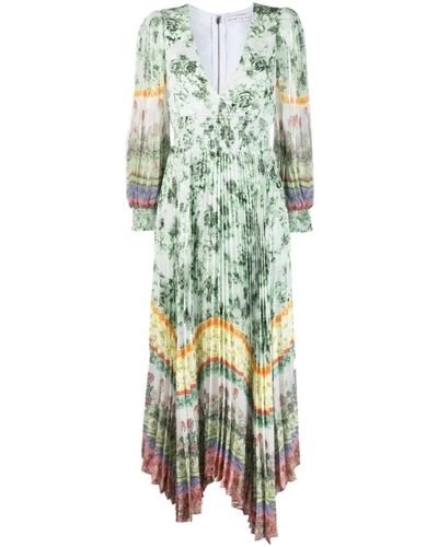 Alice + Olivia Midi Dresses - Green