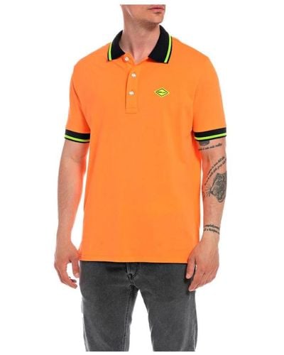 Replay Polo Shirts - Orange