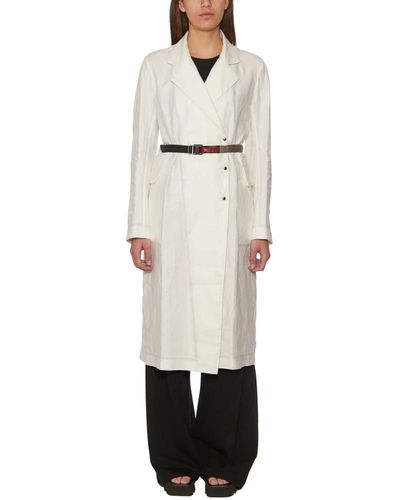 Isaac Sellam Coats > trench coats - Blanc