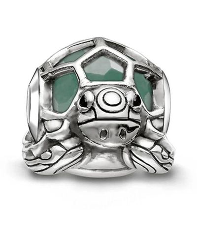 Thomas Sabo Bead tartaruga in argento sterling - Verde