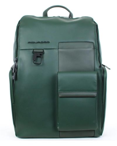 Piquadro Uni Bags Bucket Bag Backpack Green Ss23 - Grün