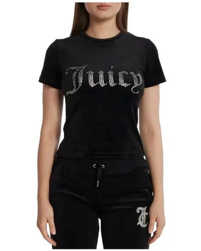 Juicy Couture T-shirt in cotone - Nero