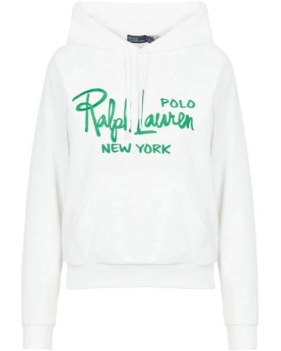 Polo Ralph Lauren Felpe & felpe col cappuccio - Bianco