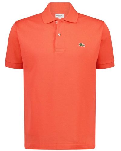 Lacoste Polo Shirts - Orange