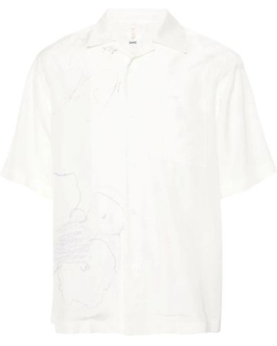 OAMC Short Sleeve Shirts - White
