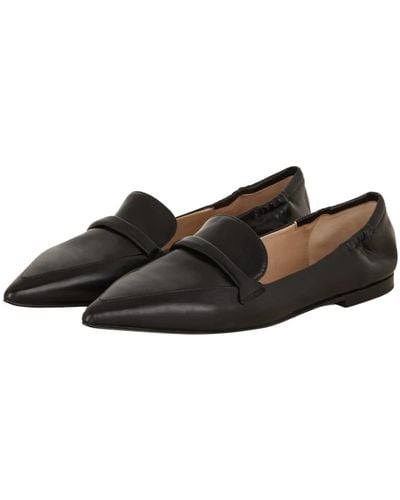 Pomme D'or Shoes > flats > loafers - Noir