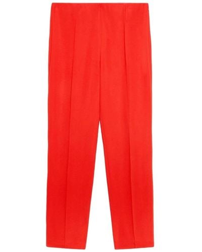 Elena Miro Cropped Trousers - Red