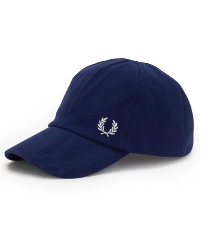 Fred Perry Cappelli/cappellini fp pique clic cap french navy - Blu
