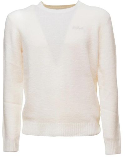 Mc2 Saint Barth Knitwear > round-neck knitwear - Blanc