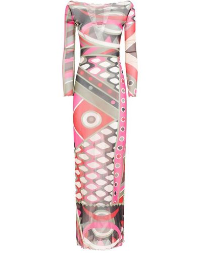Emilio Pucci Maxi Dresses - Pink