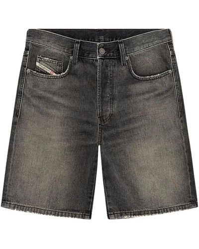 DIESEL Denim Shorts - Grey