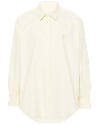 Maison Kitsuné Casual Shirts - White