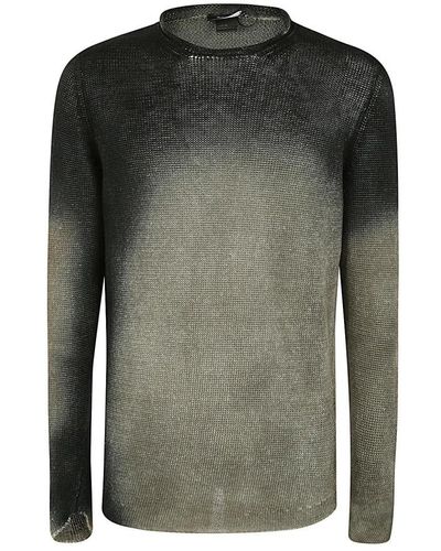 Avant Toi Round-Neck Knitwear - Green