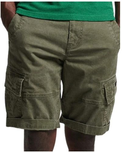 Superdry Bermuda shorts aus baumwolle - Grün