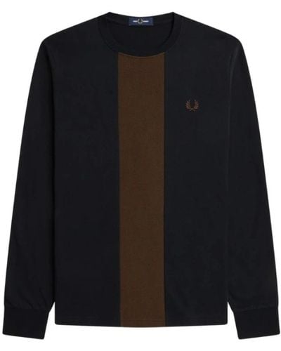 Fred Perry Round-Neck Knitwear - Black