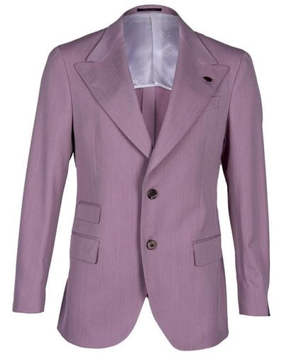 Gabriele Pasini Single Breasted Suits - Purple