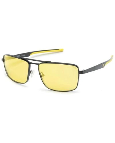 Ferrari Schwarze sonnenbrille mit zubehör - Gelb