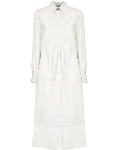 Herno Shirt Dresses - White