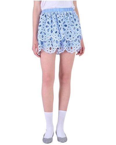 Silvian Heach Shorts > short shorts - Bleu