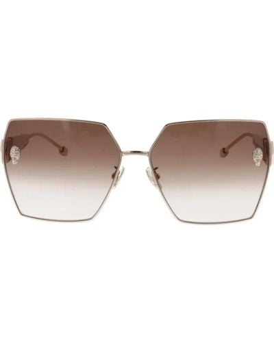 Philipp Plein Iconici occhiali da sole per donne - Marrone