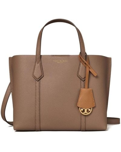 Tory Burch Piccola perry triple-compartement tote bag - Marrone