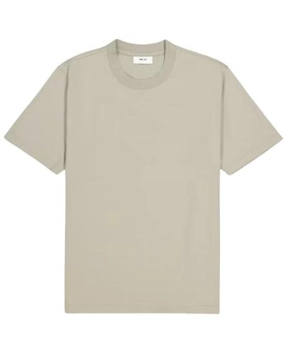 NN07 Casual t-shirt aus pima-baumwolle - Natur