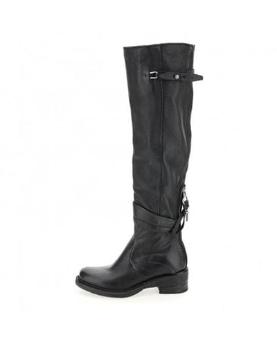 A.s.98 Leather boots - Schwarz