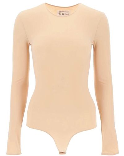 Maison Margiela Body de manga larga segunda piel de - Multicolor