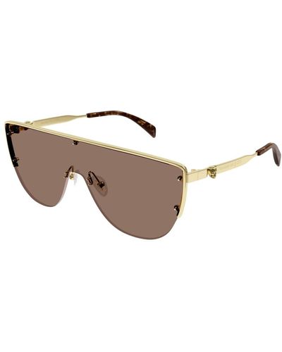 Alexander McQueen Sonnenbrille am0457s farbe 002,sunglasses - Natur