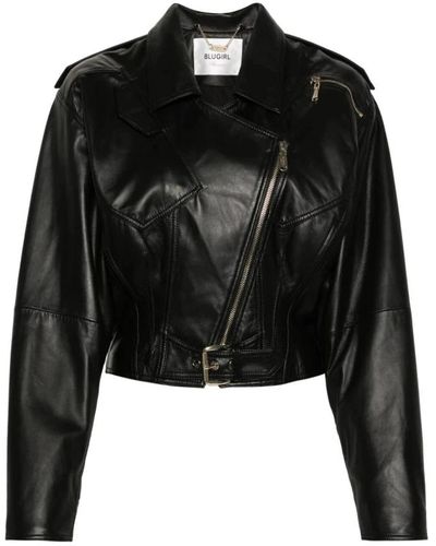 Blugirl Blumarine Leather Jackets - Black