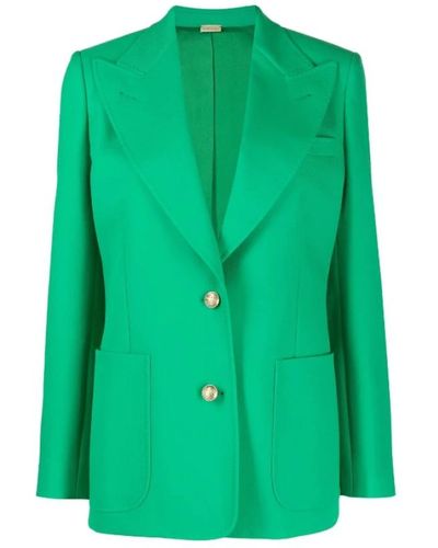 Gucci Einreiher-blazer - Grün