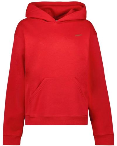 Coperni Gemütlicher hoodie mit bedrucktem logo,logo oversized hoodie,sweatshirts - Rot
