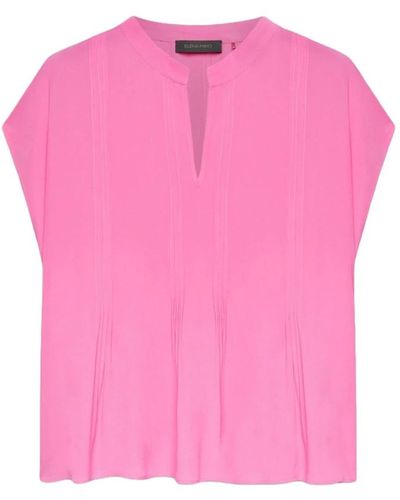 Elena Miro Blusa elegante fucsia - Rosa