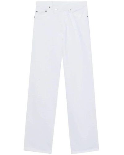 Agolde Jeans bianchi in cotone organico - Bianco