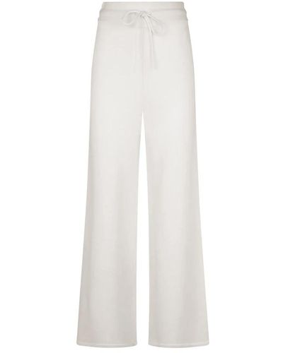 Saint Barth Wide Trousers - White