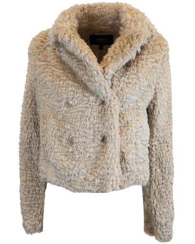 Armani Jackets > faux fur & shearling jackets - Neutre