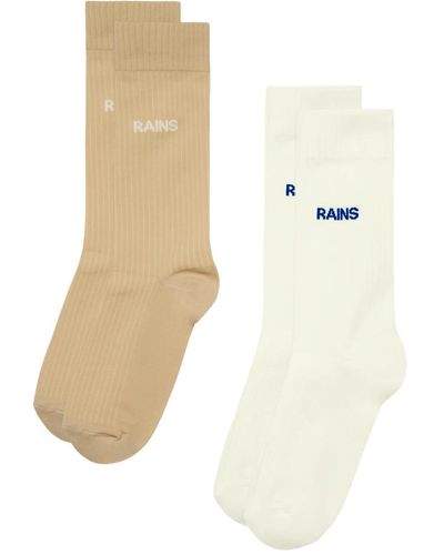 Rains Socks - White