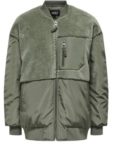 ONLY Bomber Jackets - Green