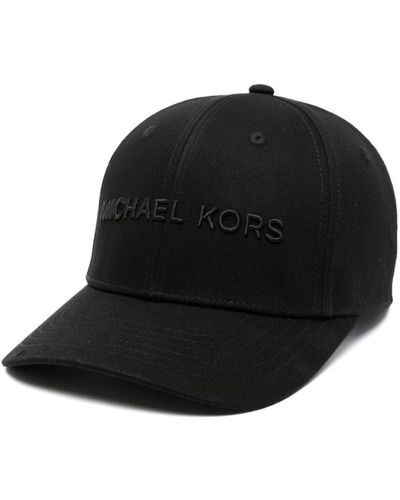 Michael Kors Cappellino twill nero con logo