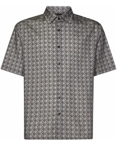 Emporio Armani Short Sleeve Shirts - Gray