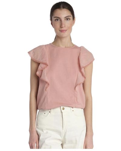 Attic And Barn Blouses - Pink