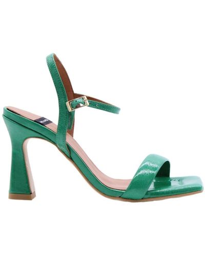 Ángel Alarcón Eleva il tuo stile con high heel sandali - Verde