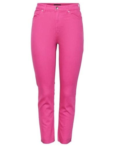Vero Moda Slim-Fit Jeans - Pink